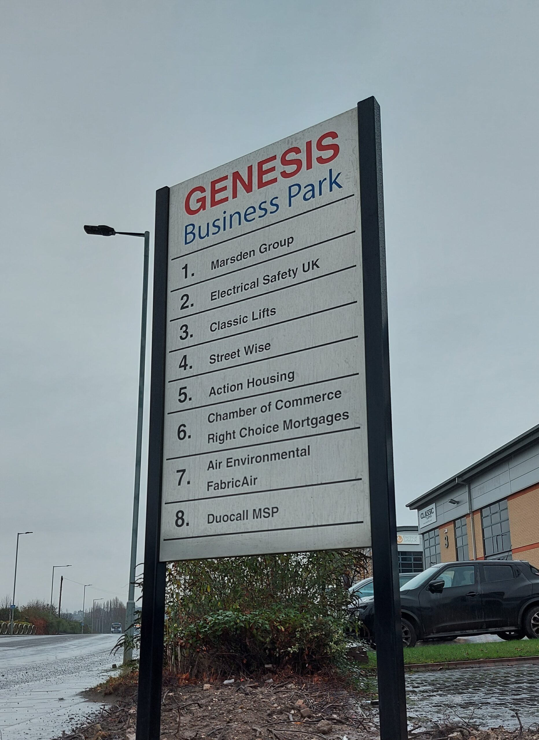 Signs Express Support Local Business Park