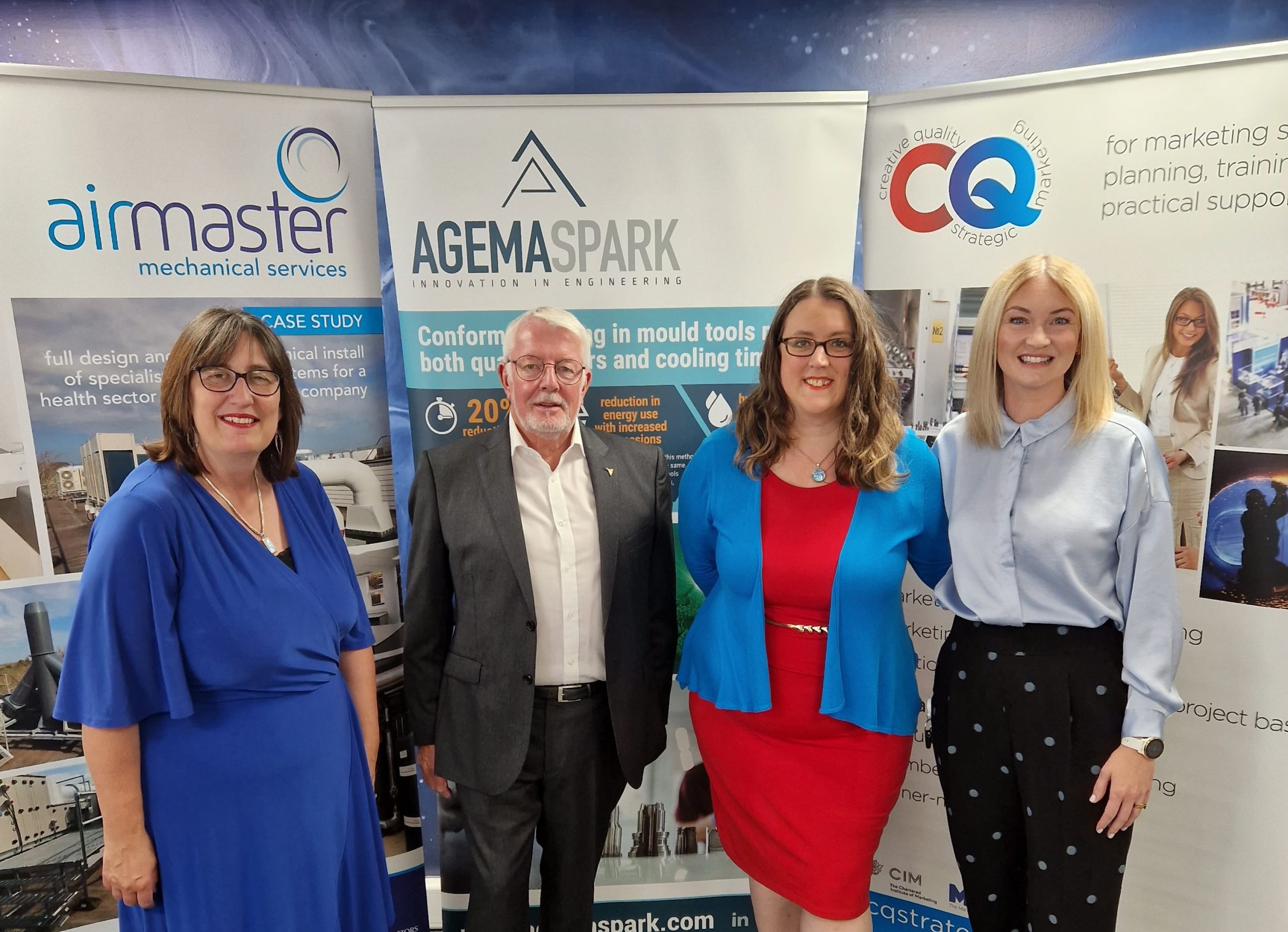 South Yorkshire based businesses CQ Strategic Marketing, Agemaspark and Airmaster celebrate 10, 20 and 30 years in business