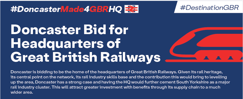 Show your support for hosting Britain’s railway HQ in South Yorkshire!