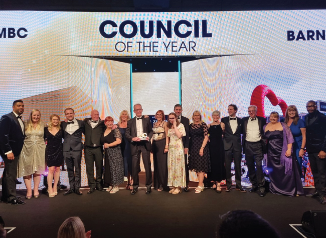 Barnsley triumphs as winner of the prestigious LGC Council of the Year Award