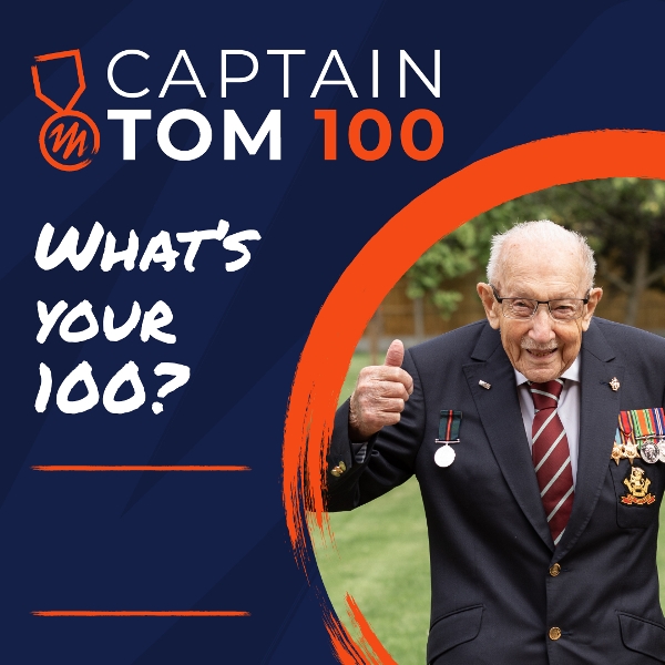 100 ways to fundraise for your local NHS charity in memory of Sir Tom
