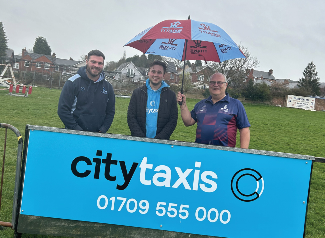 City Taxis Convert Partnership Deal with Rotherham Titans Rugby Club