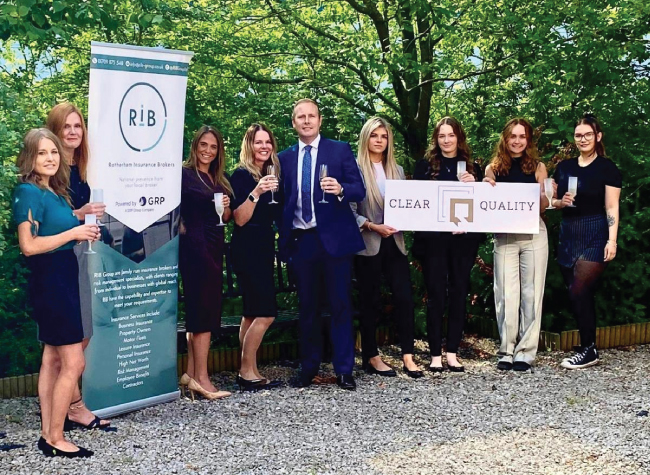 Clear Quality Ltd and Rotherham Insurance Brokers (RIB Group Ltd) forge an exciting new partnership
