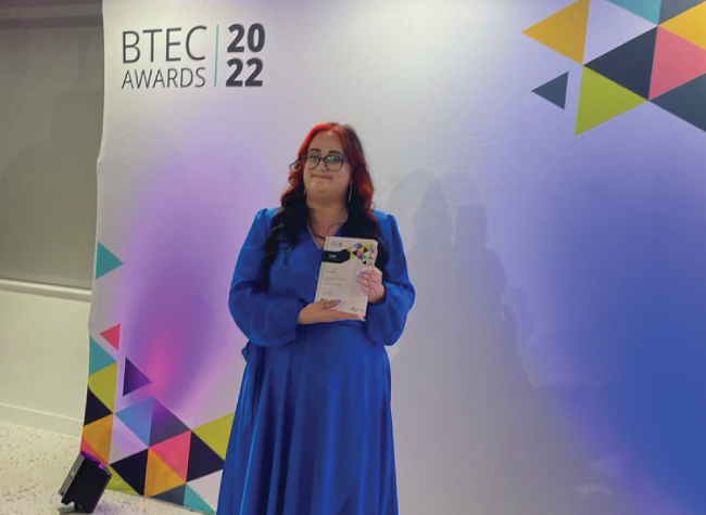 DEARNE VALLEY COLLEGE ‘GROWS ITS OWN’ LAND-BASED LEARNER OF THE YEAR!