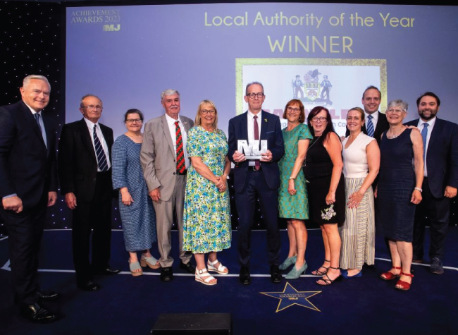 Historic double award win for Barnsley Council