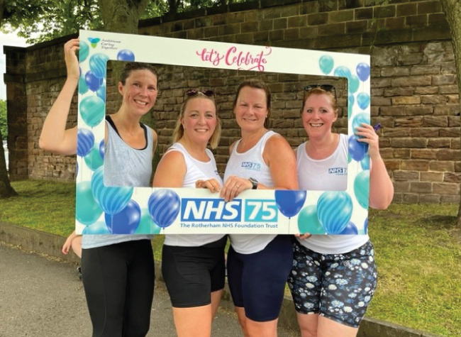 Runners join NHS staff for special parkrun
