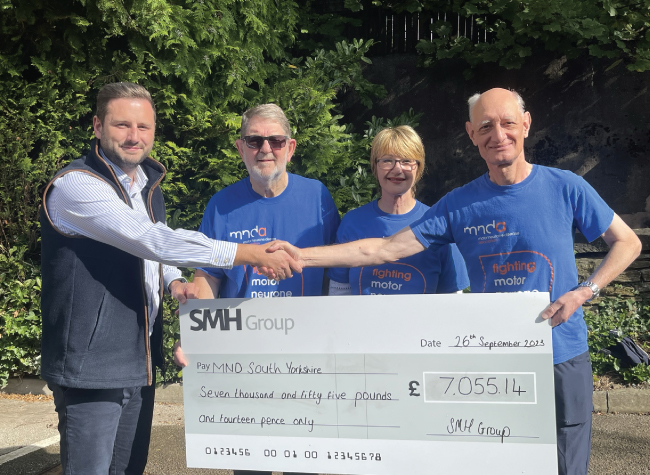 SMH Group raises over £7,000 for MNDA in third annual charity golf day