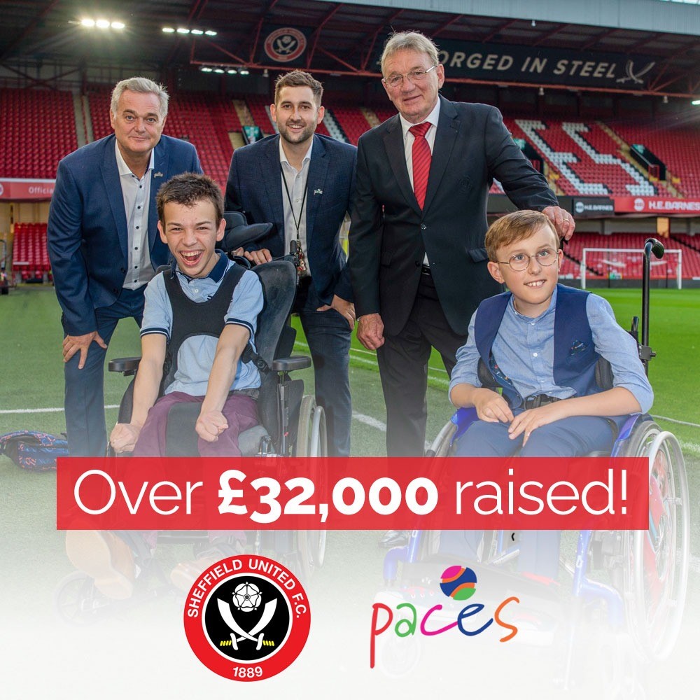 Fundraising goals smashed as Paces takes over Bramall Lane