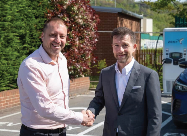 Sheffield business partners with Zest to bring electric vehicle chargers to popular destination