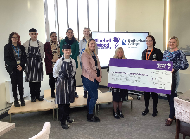 Students raise nearly £1000 for Bluebell Wood Children’s Hospice