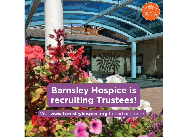 Trustee opportunities available at Barnsley Hospice