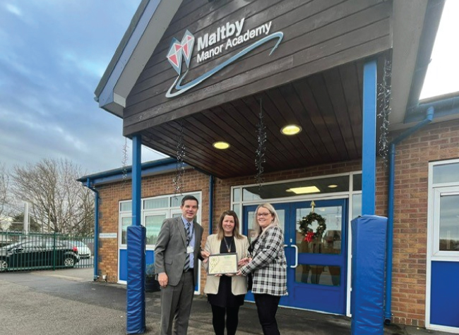 Maltby Learning Trust schools strike gold for commitment to staff well-being