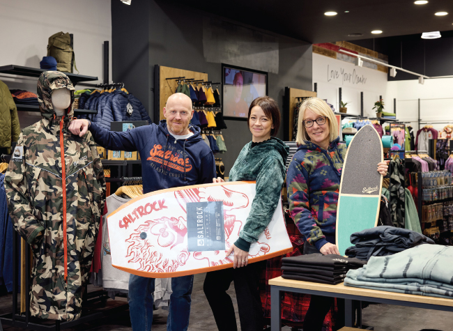 New Saltrock store now open at Lakeside Village