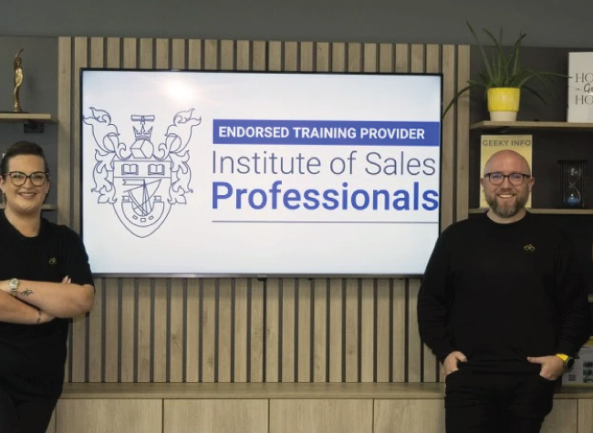 Sales Geek Earns Prestigious Endorsement from Institute of Sales Professionals