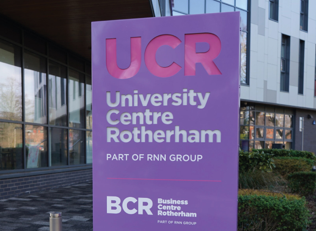 University Centre Rotherham has new External Signage