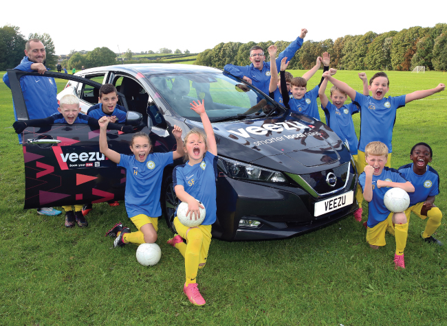 Veezu funds kit for local Under 10’s Football Club