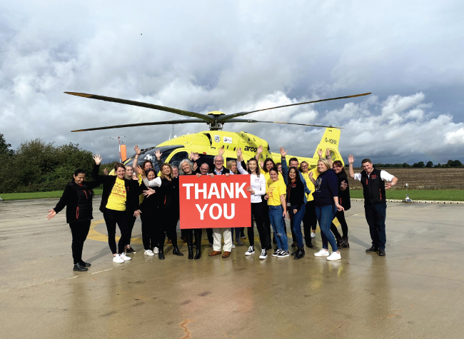 Yorkshire Air Ambulance Hosts ‘Ta Very Much’ Day to Express Gratitude to Generous Donors
