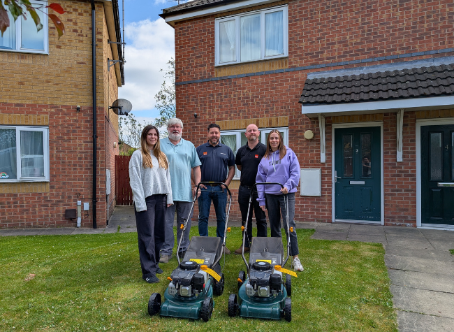 The grass is greener at YWCA Yorkshire thanks to generous business team