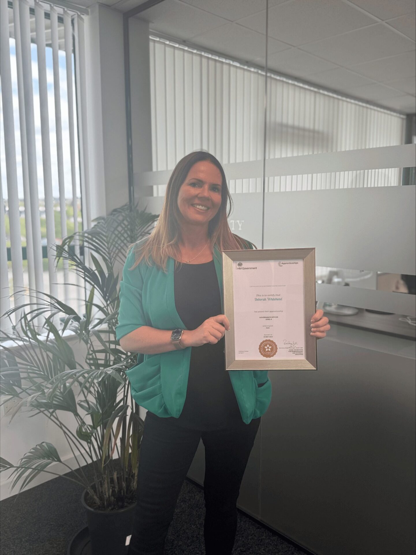 Clear Quality makes UK apprenticeship history with governance officer success