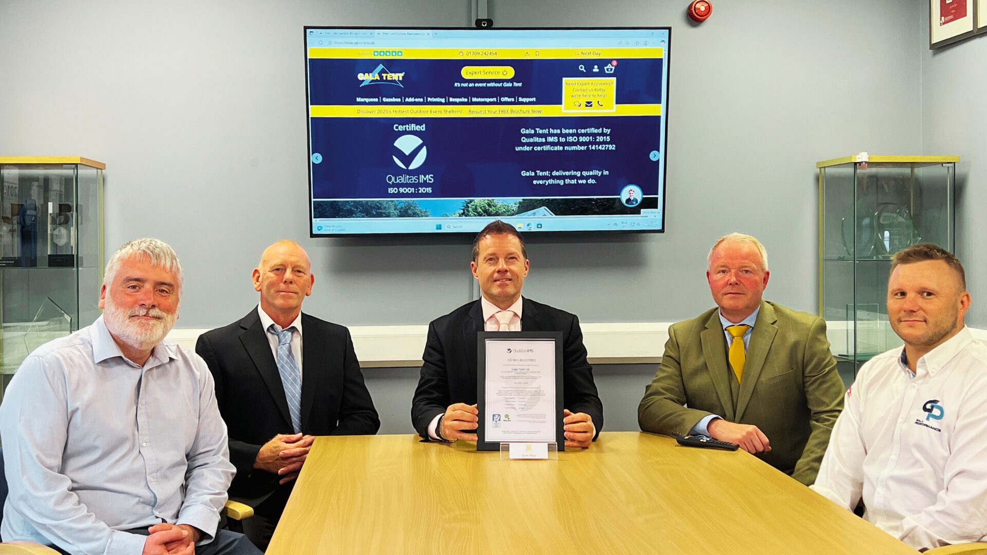 Gala Tent Awarded ISO 9001 Certification: Setting the Gold Standard in Quality Event Structures