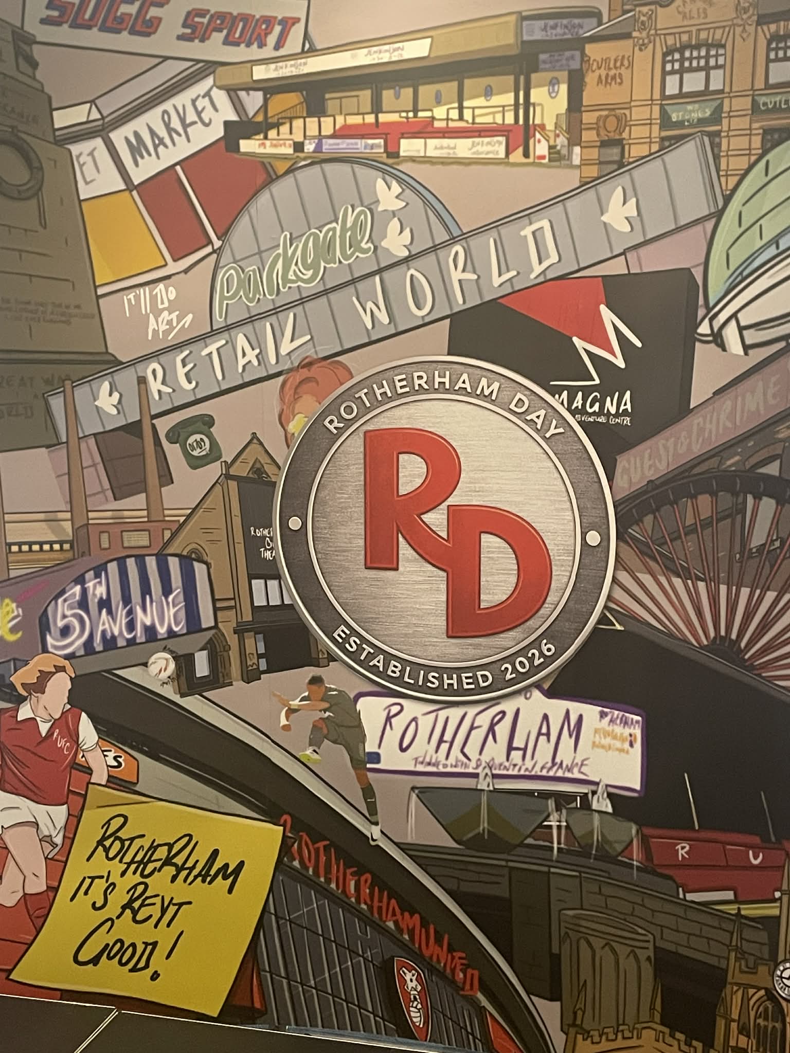 Call for businesses to help “paint Rotherham red”