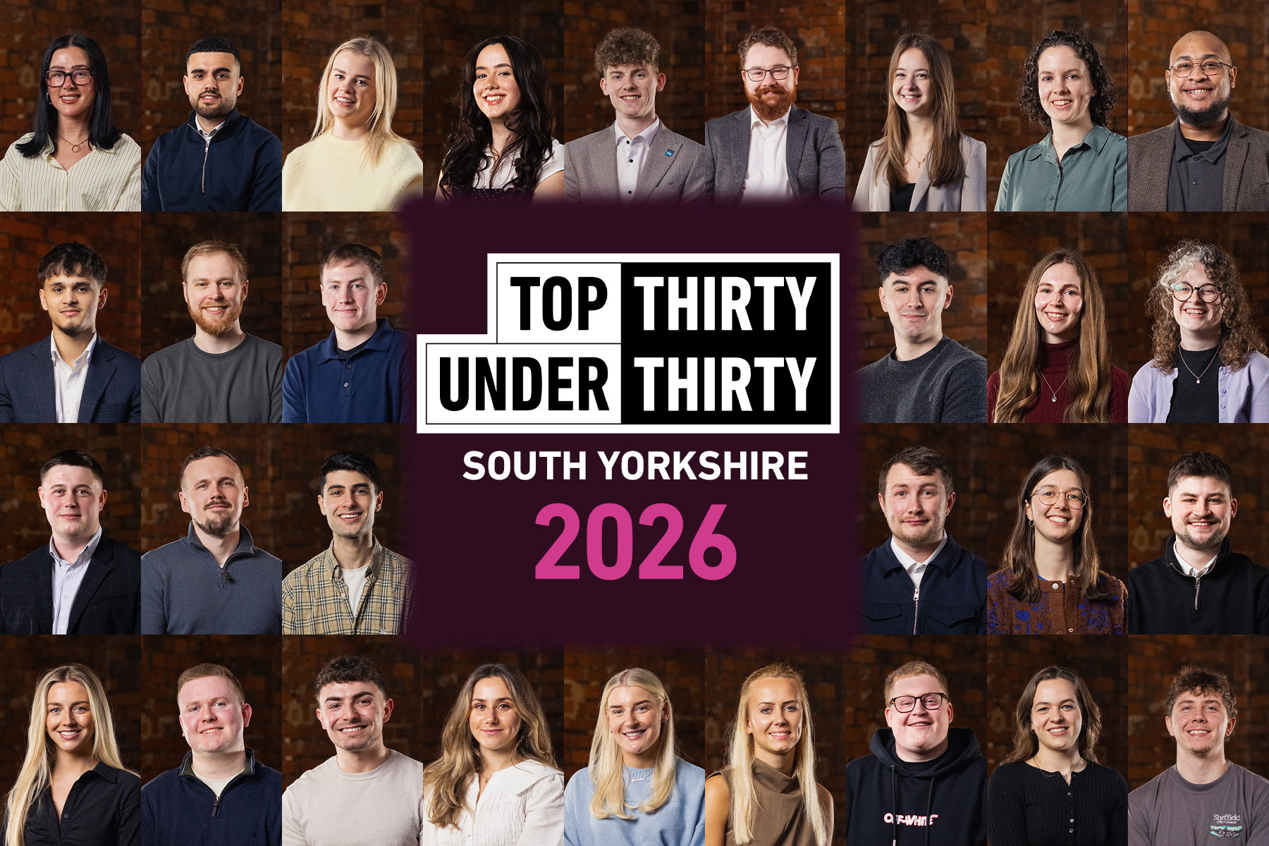 Meet the rising stars: South Yorkshire Top 30 Under 30 launch Class of 2026