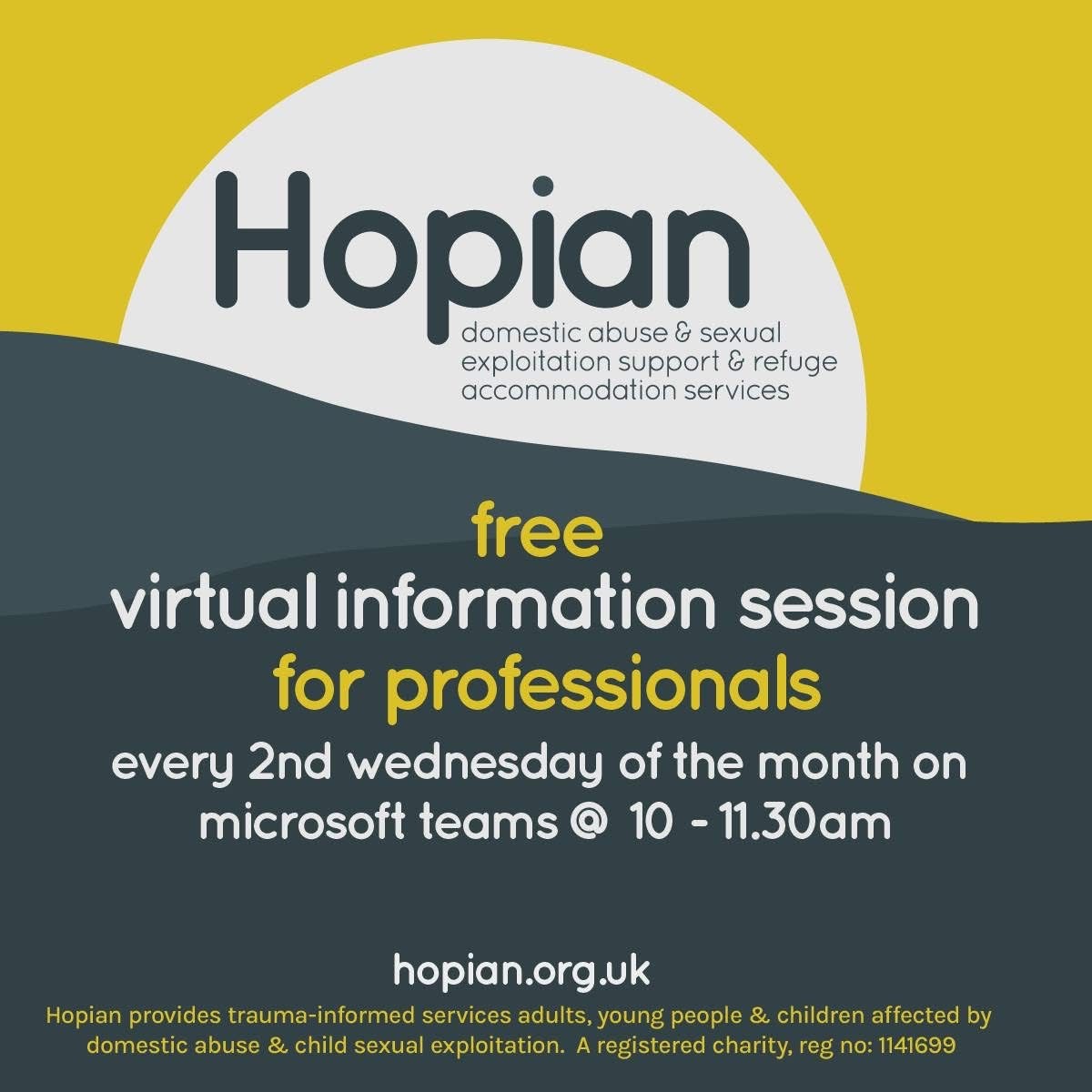 Domestic Abuse – Free Virtual Info Session for Professionals
