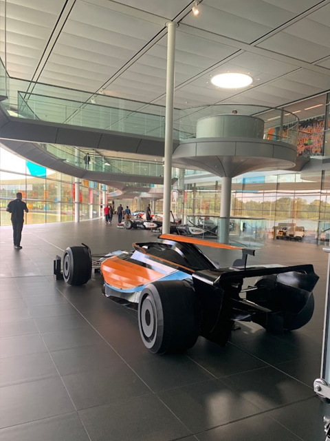 Importing full size paper model McClaren F1 Car from Czechia to UK