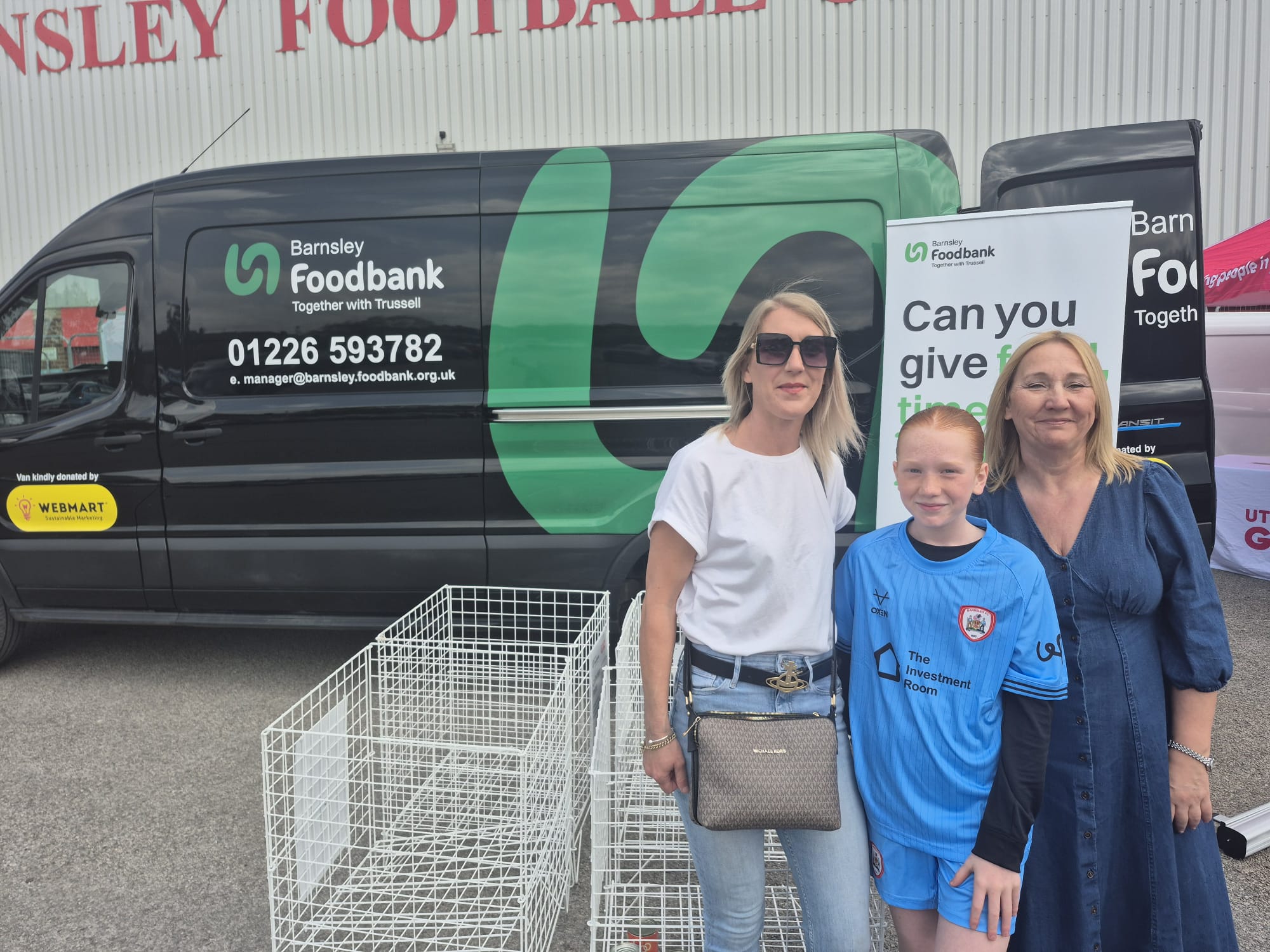 Football Partnership Raises Funds For Foodbank